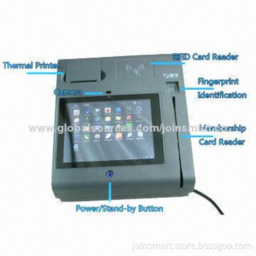 All-in-one Touch Screen POS System, T508 with 9.7-inch Multi-touch Screen, Google's Android